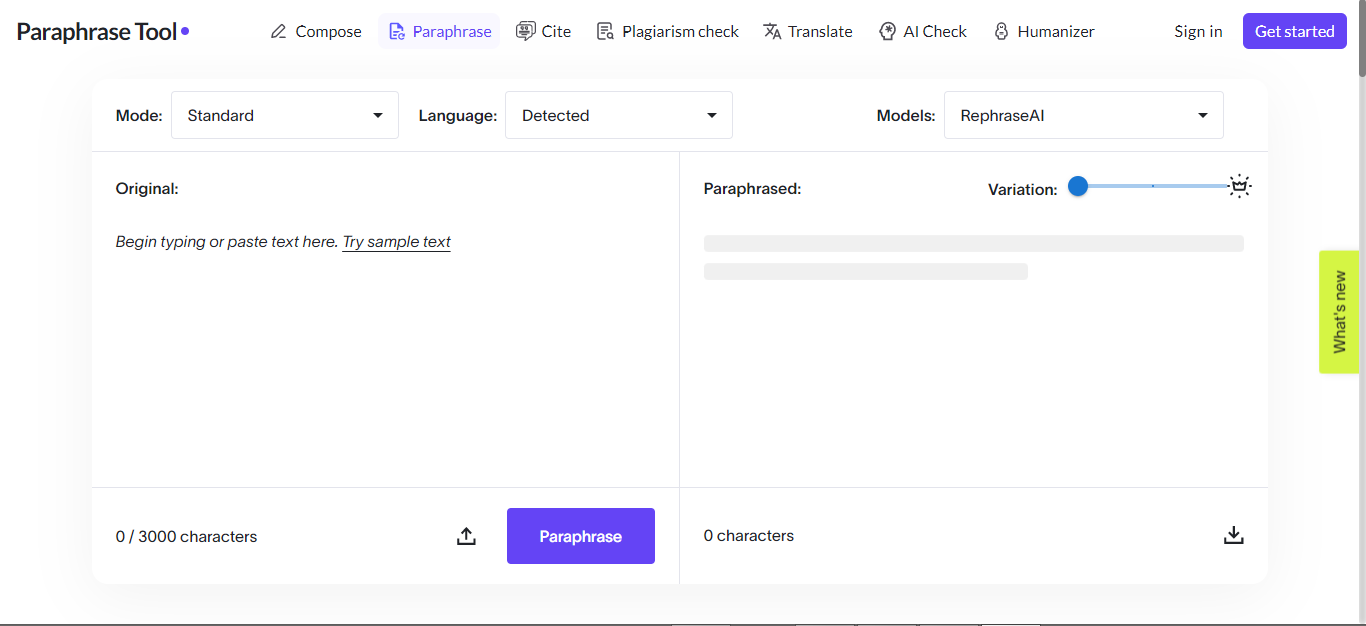 paraphrasetool hero