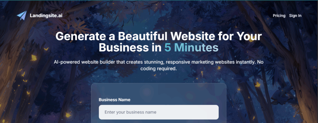landingsite ai home